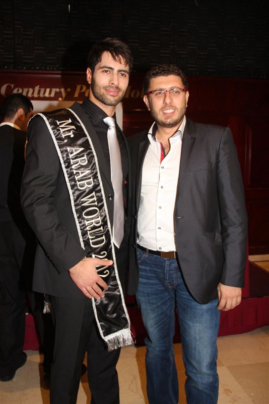 Press conference of Mr Arab world 2012